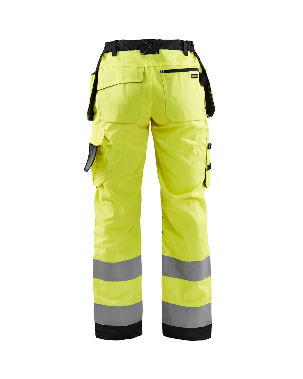 Blaklader Women's Hi-Vis Trousers 7156 #colour_hi-vis-yellow-black