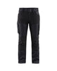 Blaklader Women's Service Trousers Denim Stretch 7147 #colour_navy-blue-black