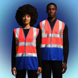 Regatta Professional Hi-Vis Pro Two Tone Vest - Yellow/Blue