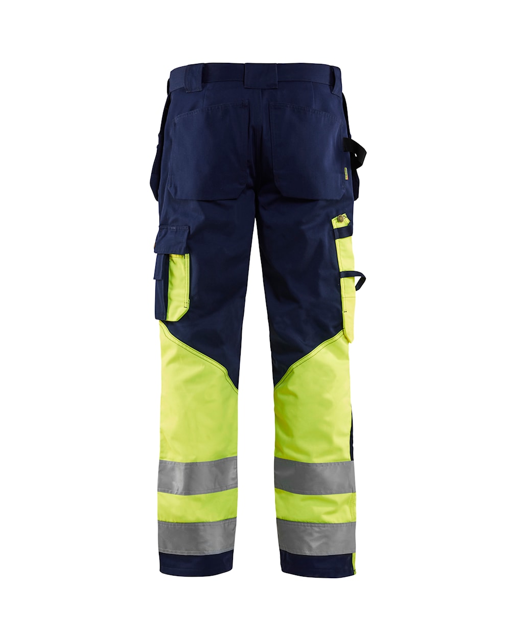 Blaklader Hi-Vis Trousers 15291860 - Navy Blue/Hi-Vis Yellow