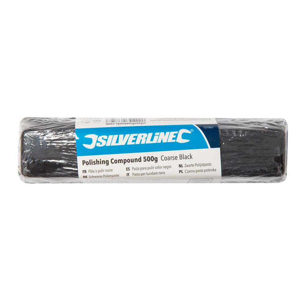 Silverline Polishing Compound 500g - Coarse Black