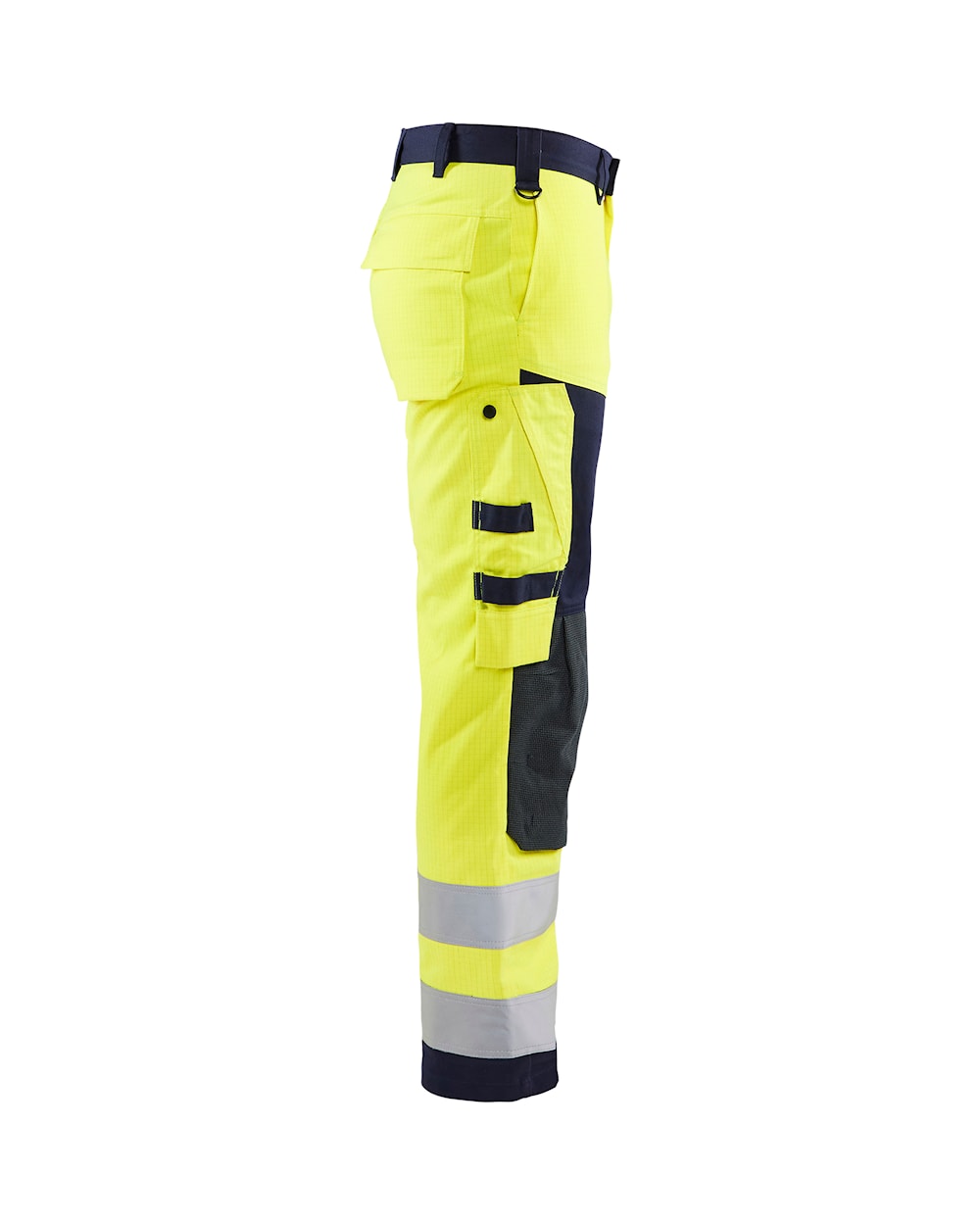 Blaklader Multinorm Craftsman Trousers 1578 #colour_hi-vis-yellow-navy-blue