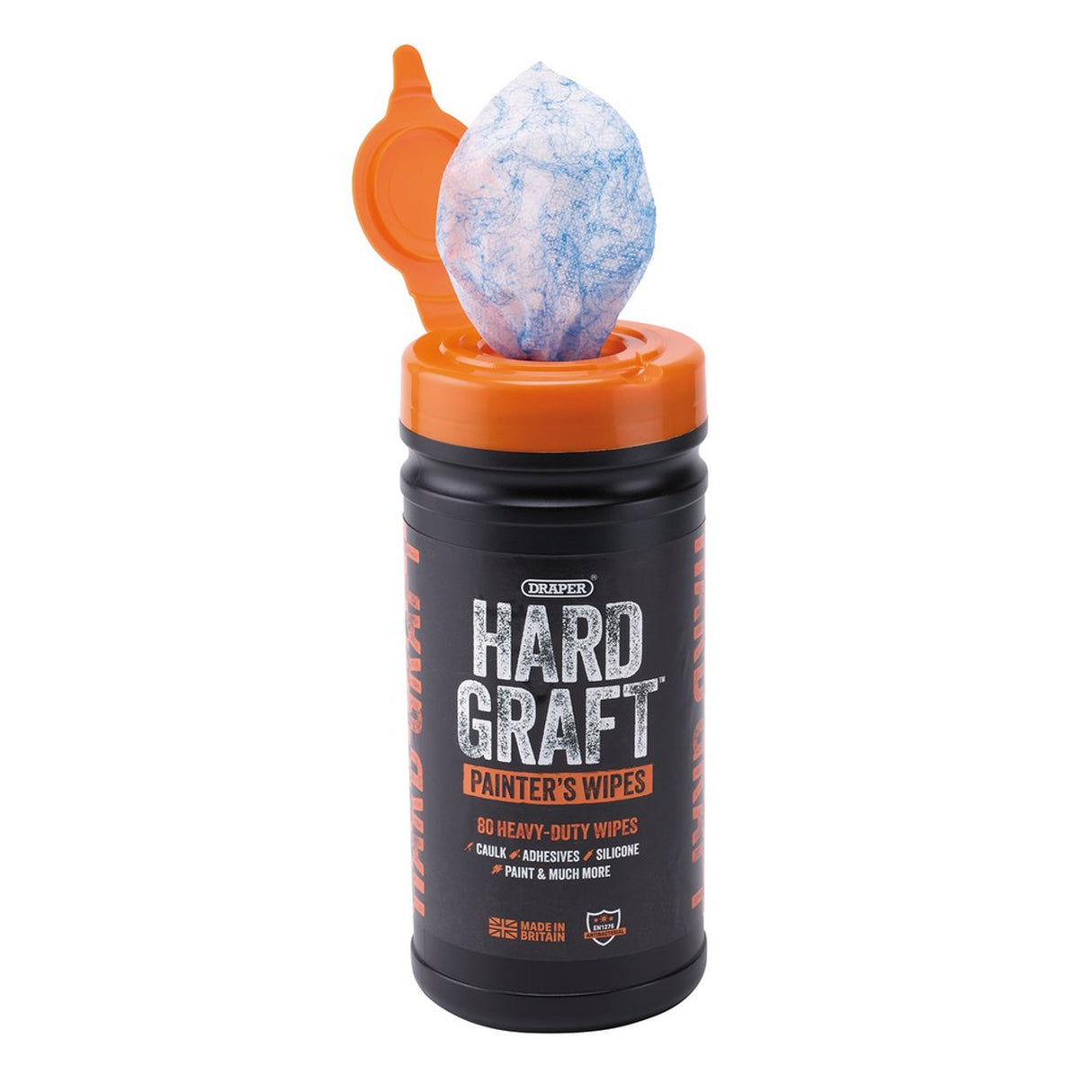 Draper Tools Hard Graft Painter's Wipes (Tub Of 80)