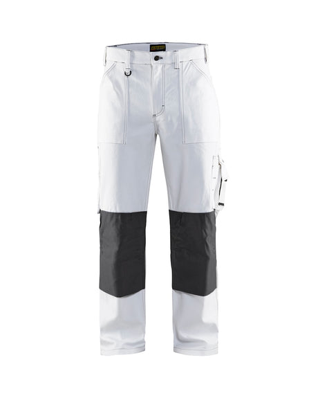 Blaklader Paint Trousers 1091 #colour_white-dark-grey