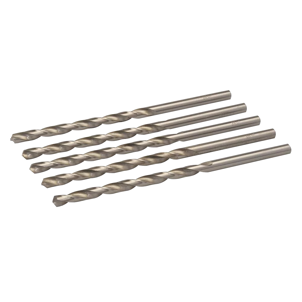 Silverline Metric HSS-R Long Series Bits 5Pk