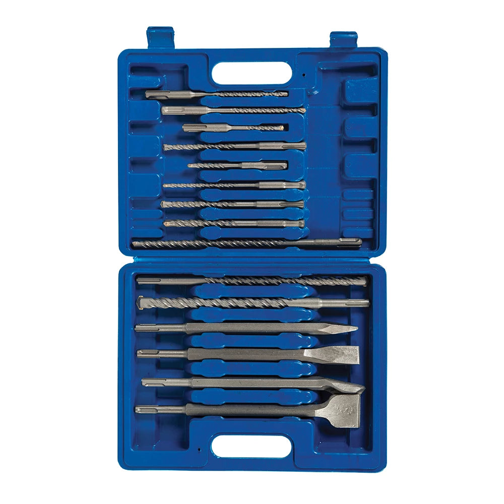 Silverline SDS Plus Masonry Drill & Steel Set 15Pce