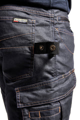 Blaklader Service Trousers Denim Stretch 1497 #colour_navy-blue-black