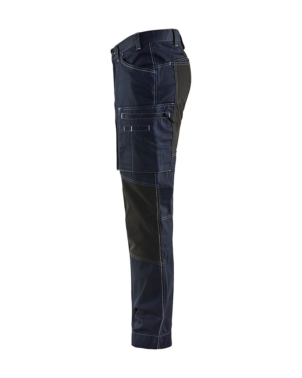 Blaklader Service Trousers with Stretch 14591142 #colour_navy-blue-black