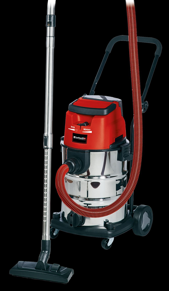 Einhell Power X-Change 36V 30 Litre Stainless Steel Wet and Dry Vac - Body Only
