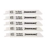 Silverline Reciprocating Saw Blades For Demolition 5Pk