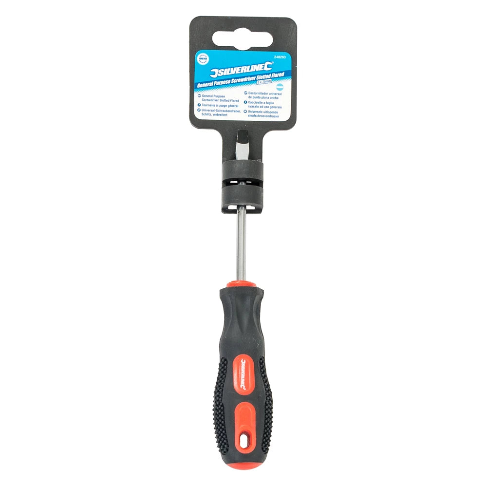 Silverline General Purpose Screwdriver Slotted Flared