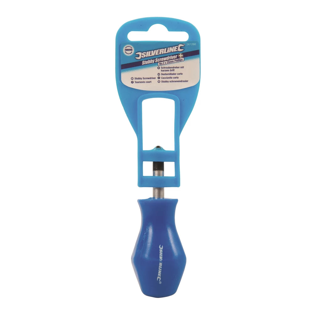 Silverline Stubby Screwdriver - PH2 x 25mm