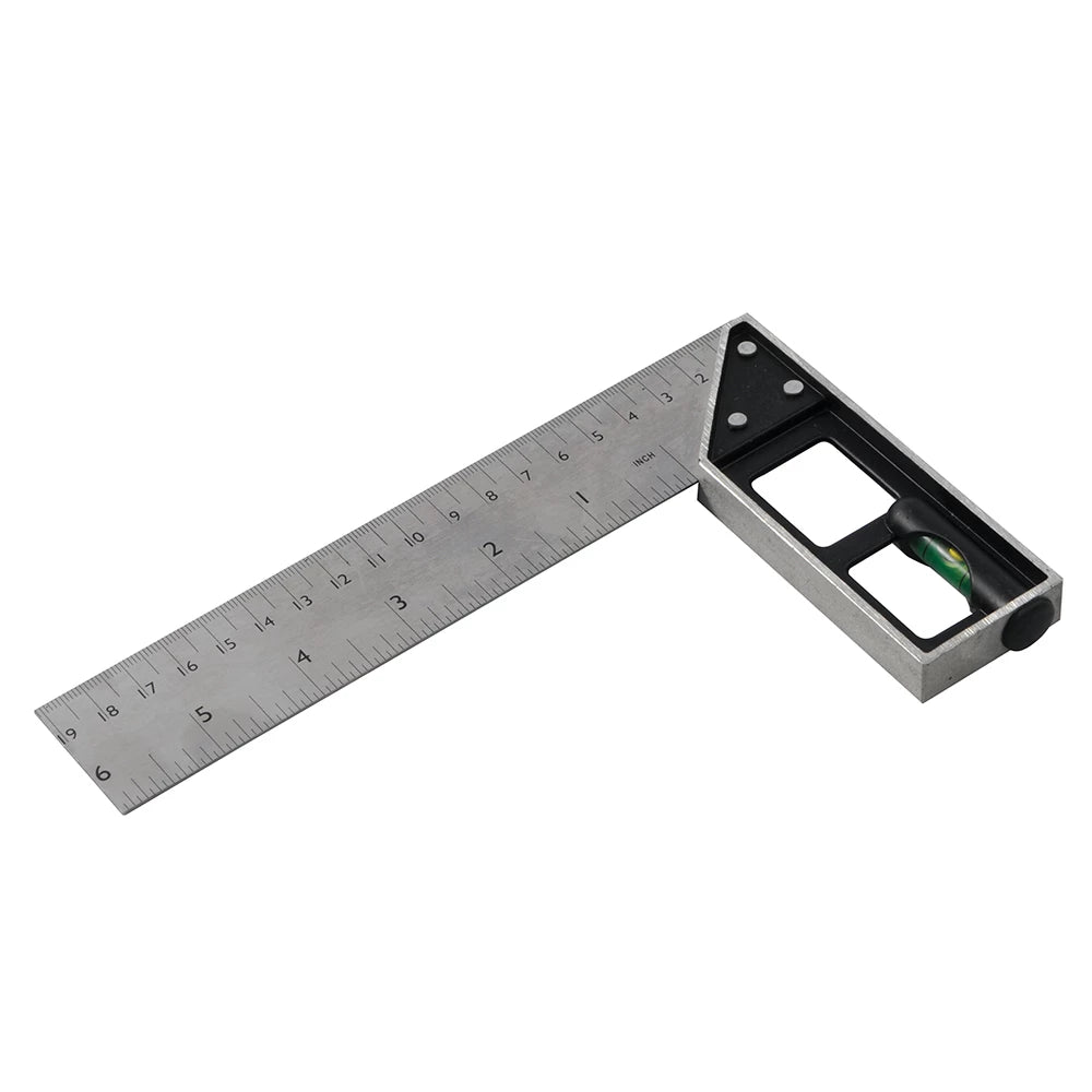 Silverline Tri & Mitre Square With Spirit Level