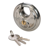 Silverline Stainless Steel Disc Padlock