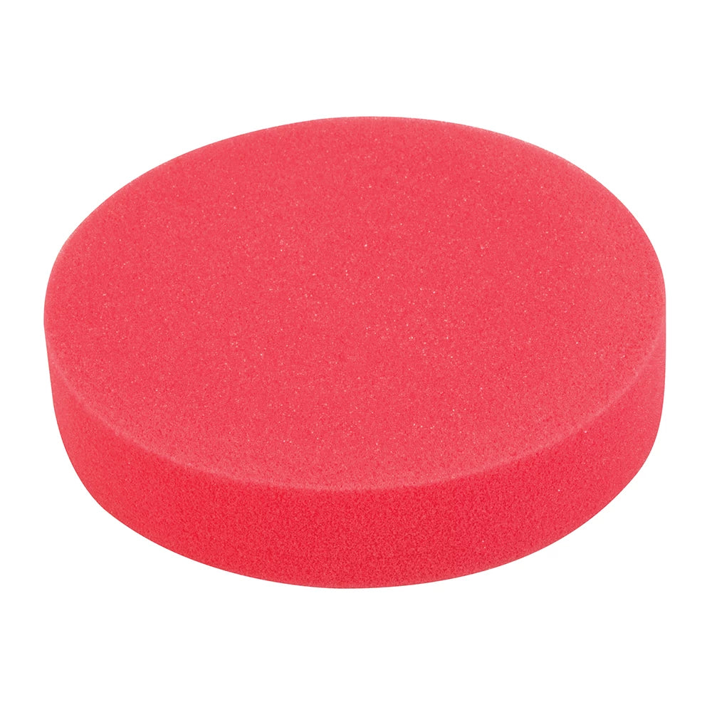 Silverline Hook & Loop Polishing Foam Head - Ultra-Soft Red