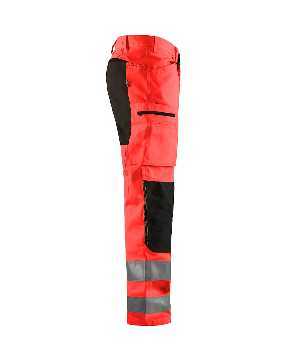 Blaklader Hi-Vis Trousers with Stretch 1585 - Hi-Vis Red/Black