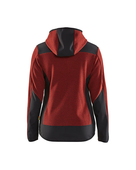 Blaklader Knitted Women's Jacket 5941 #colour_burned-red-black