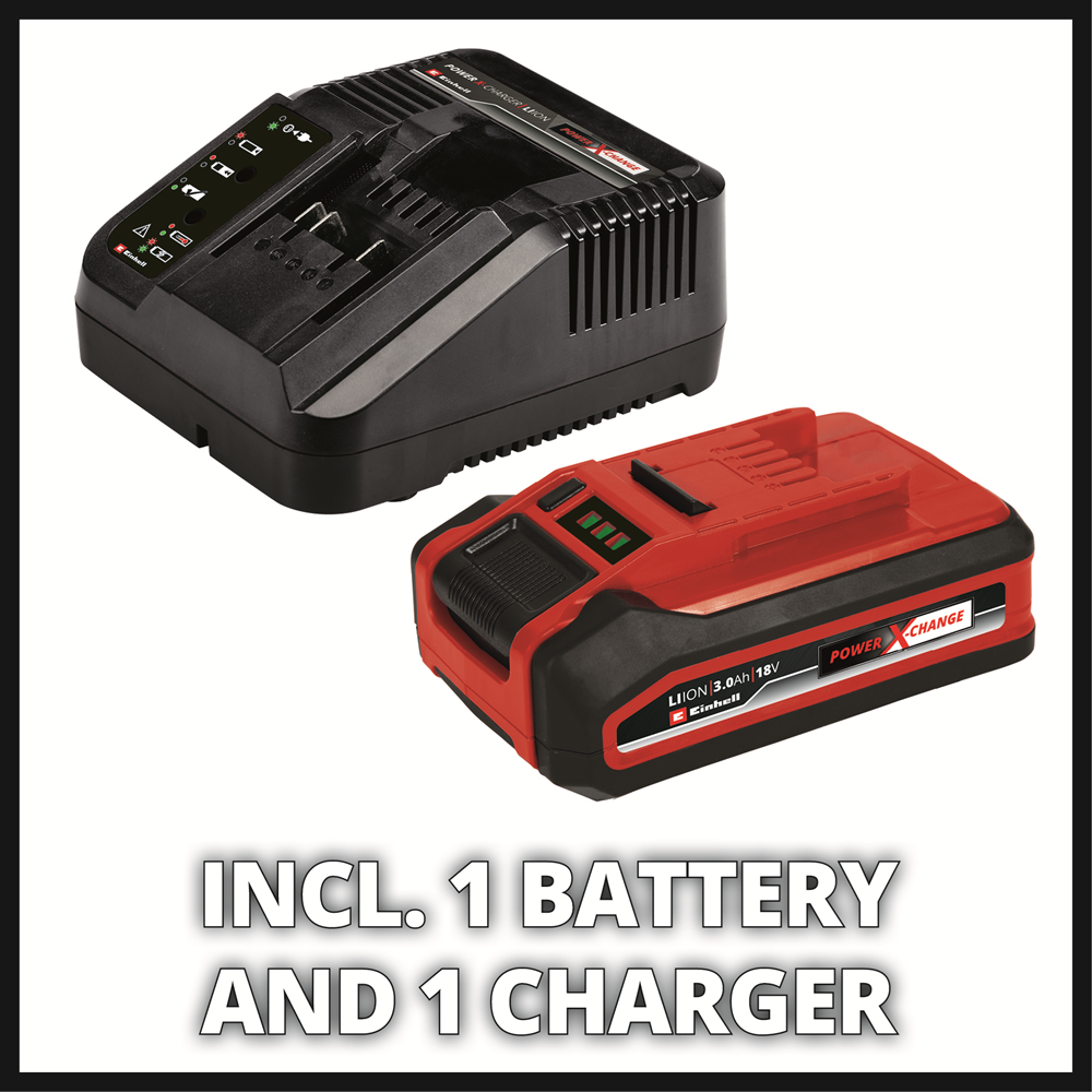 Einhell Power X-Change Mower 18V, 30cm Width, 1x 3.0Ah - Battery Included