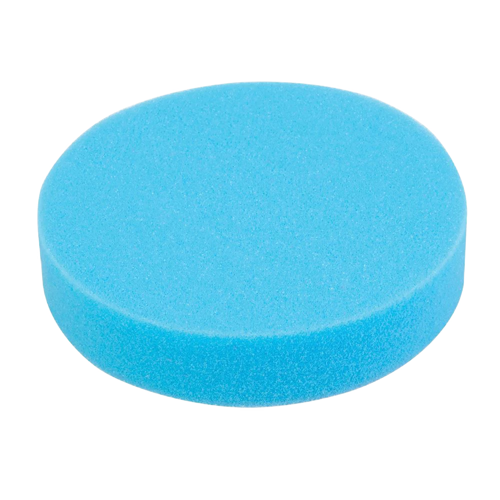 Silverline Hook & Loop Polishing Foam Head - Medium Blue