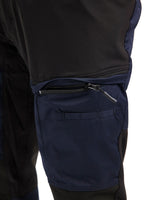 Blaklader Service Trousers with Stretch 1456 #colour_dark-navy-black