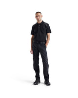 Blaklader Industry Trousers Stretch with Knee Pad Pockets 1448 - Black/Dark grey #colour_black-dark-grey