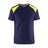 Blaklader T-Shirt 3379 #colour_navy-blue-hi-vis-yellow