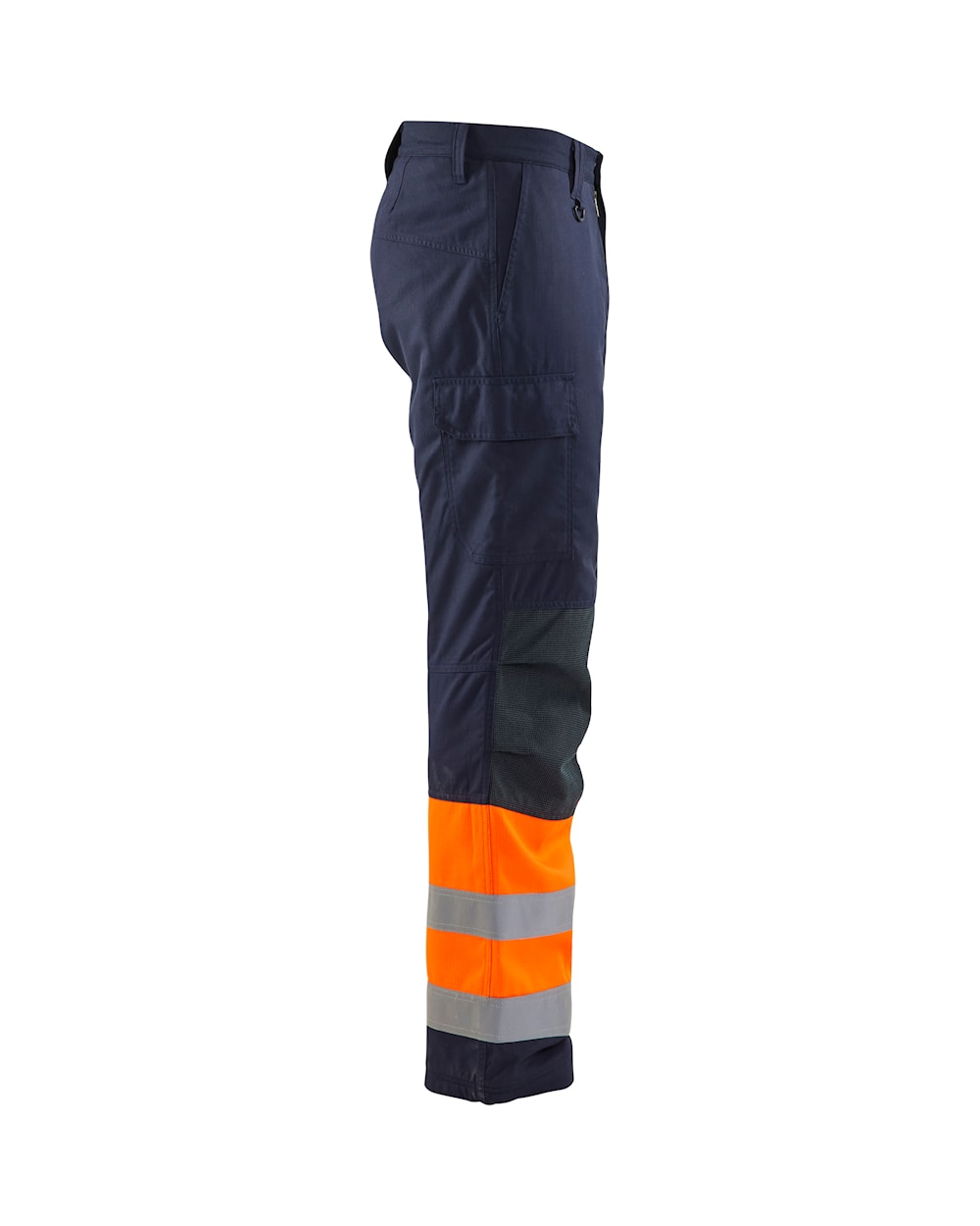 Blaklader Multinorm Inherent Winter Trousers 1869 #colour_navy-blue-orange