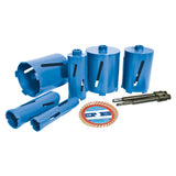 Silverline Diamond Core Drill Kit 6-Core 12Pce