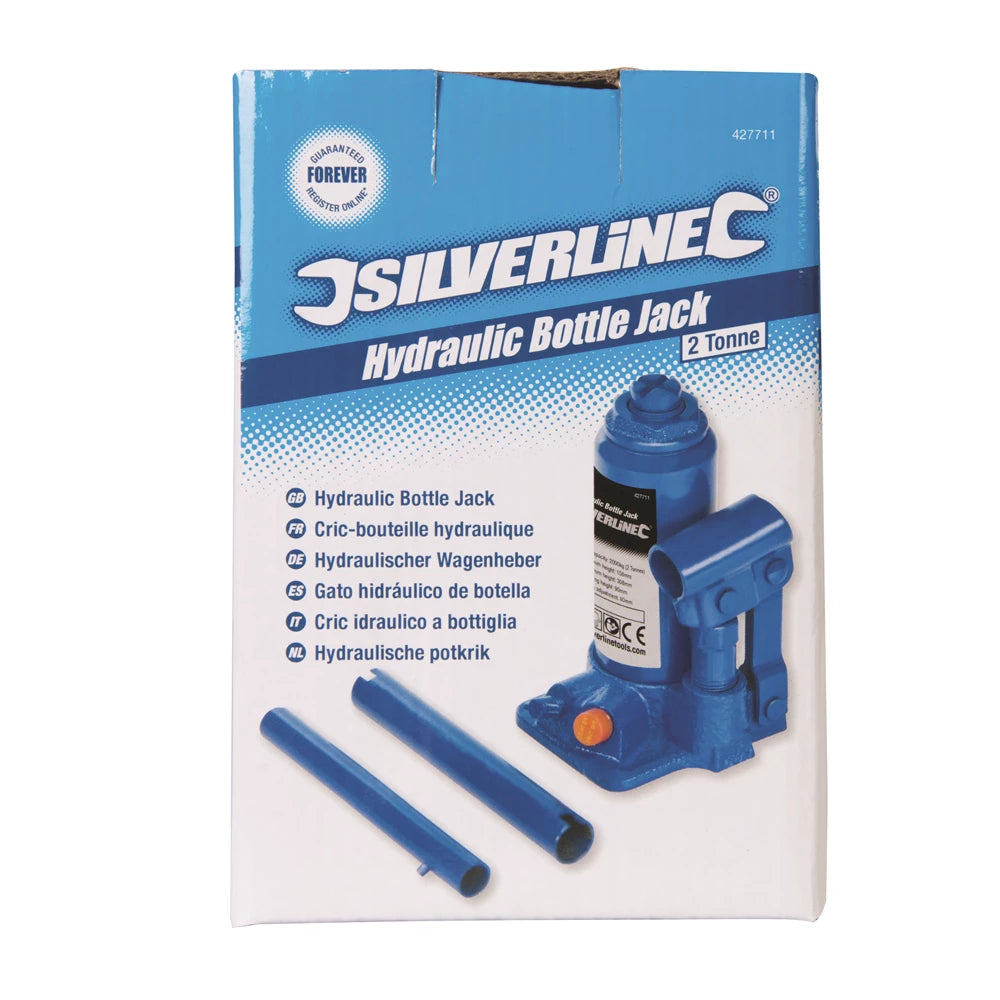 Silverline Hydraulic Bottle Jack 2 Tonne