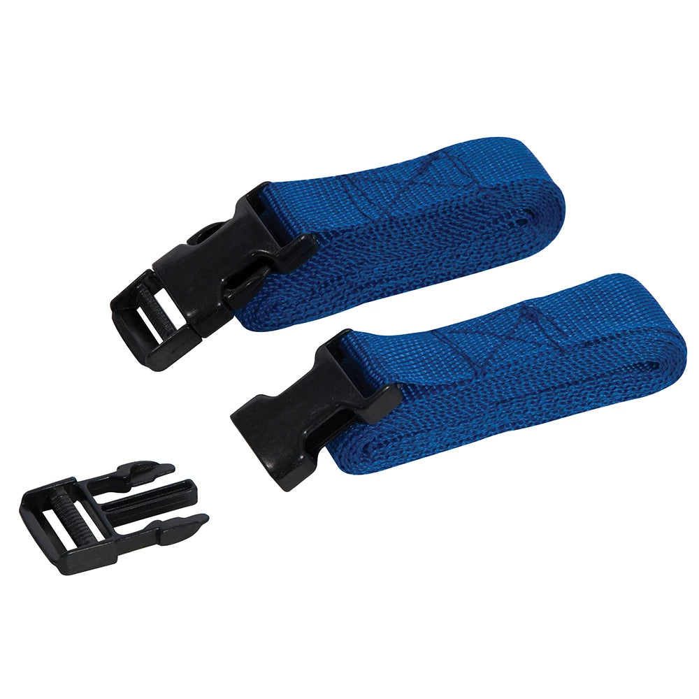 Silverline Clip Buckle Straps 2Pk