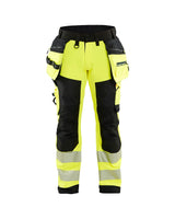 Blaklader Softshell Hi-Vis Trousers 1820 #colour_hi-vis-yellow-black