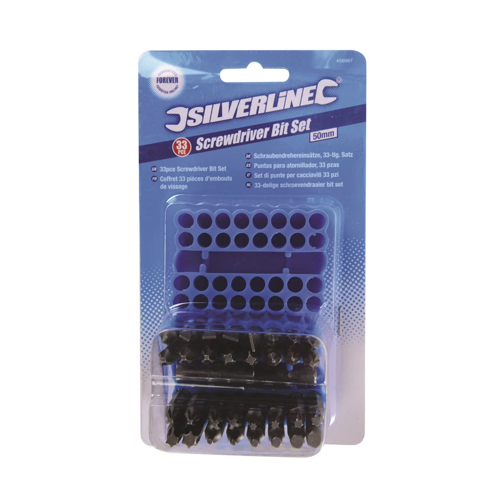 Silverline Screwdriver Bit Set 33Pce