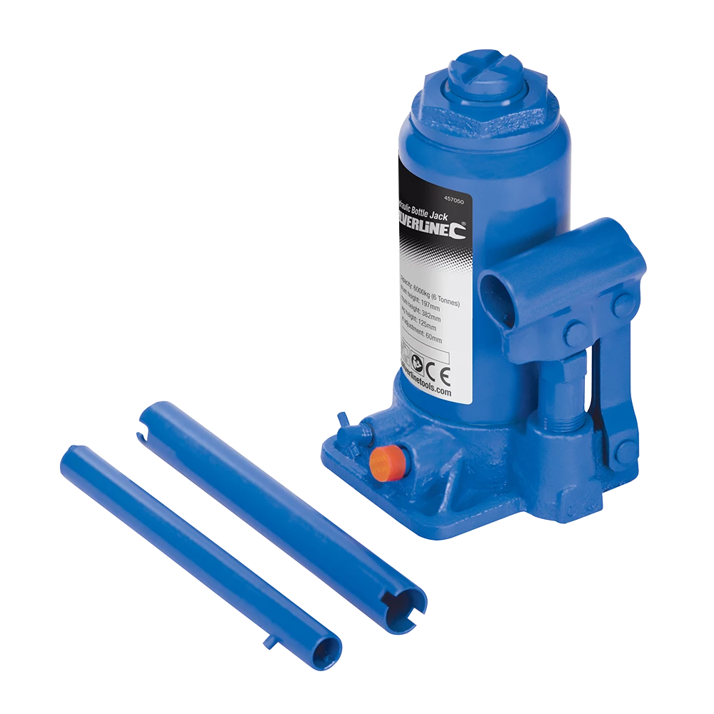 Silverline Hydraulic Bottle Jack 6 Tonne