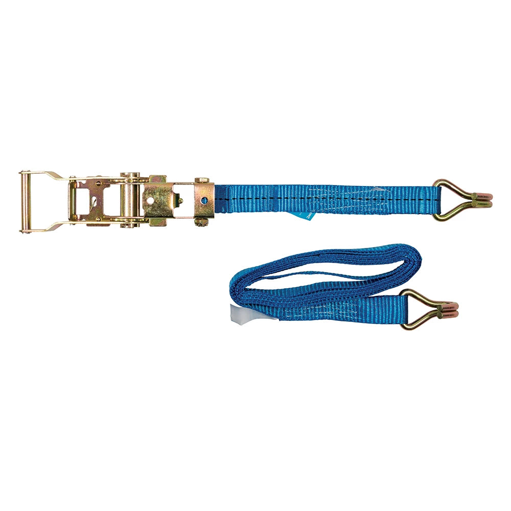 Silverline Ratchet Tie Down Strap J-Hook - 4m x 30mm