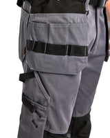 Blaklader Craftsman Trousers 1555 - Mid Grey/Black