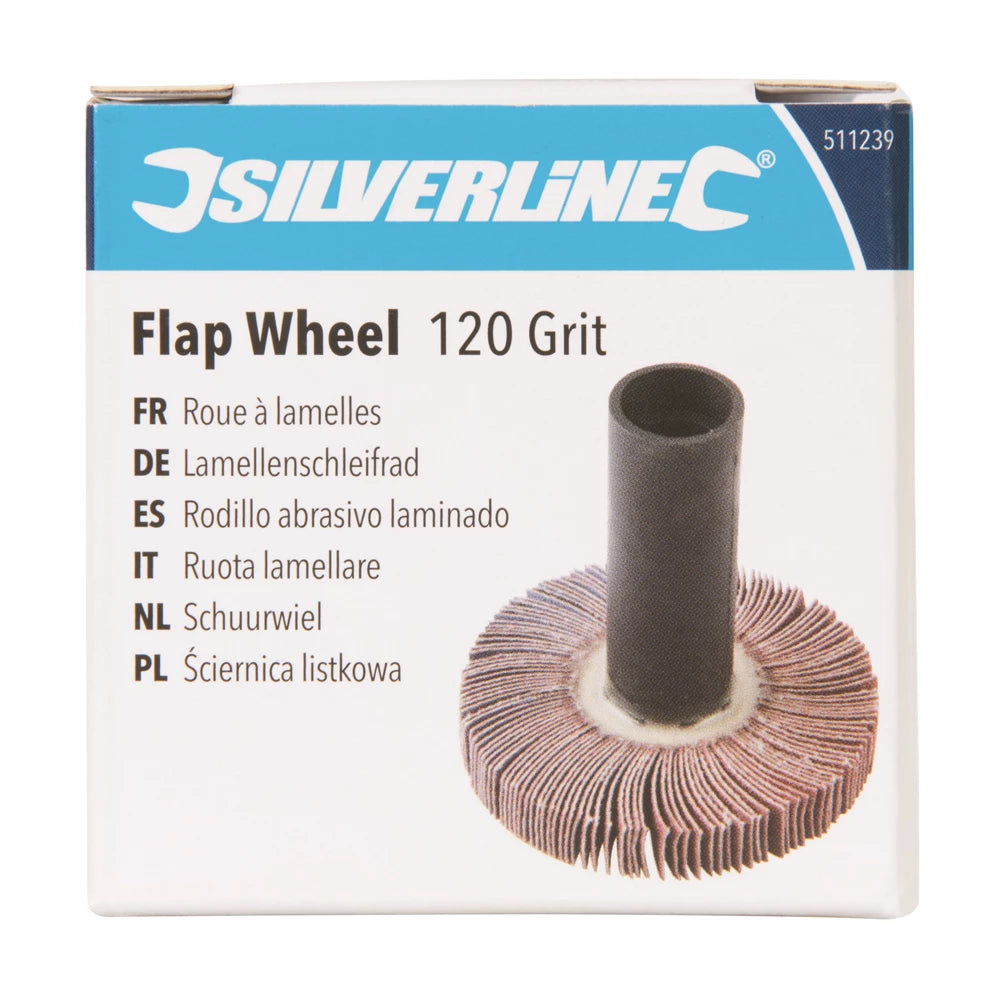 Silverline Flap Wheel - 120 Grit