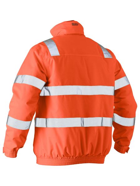 Bisley Taped Hi-Vis Wet Weather Bomber Jacket