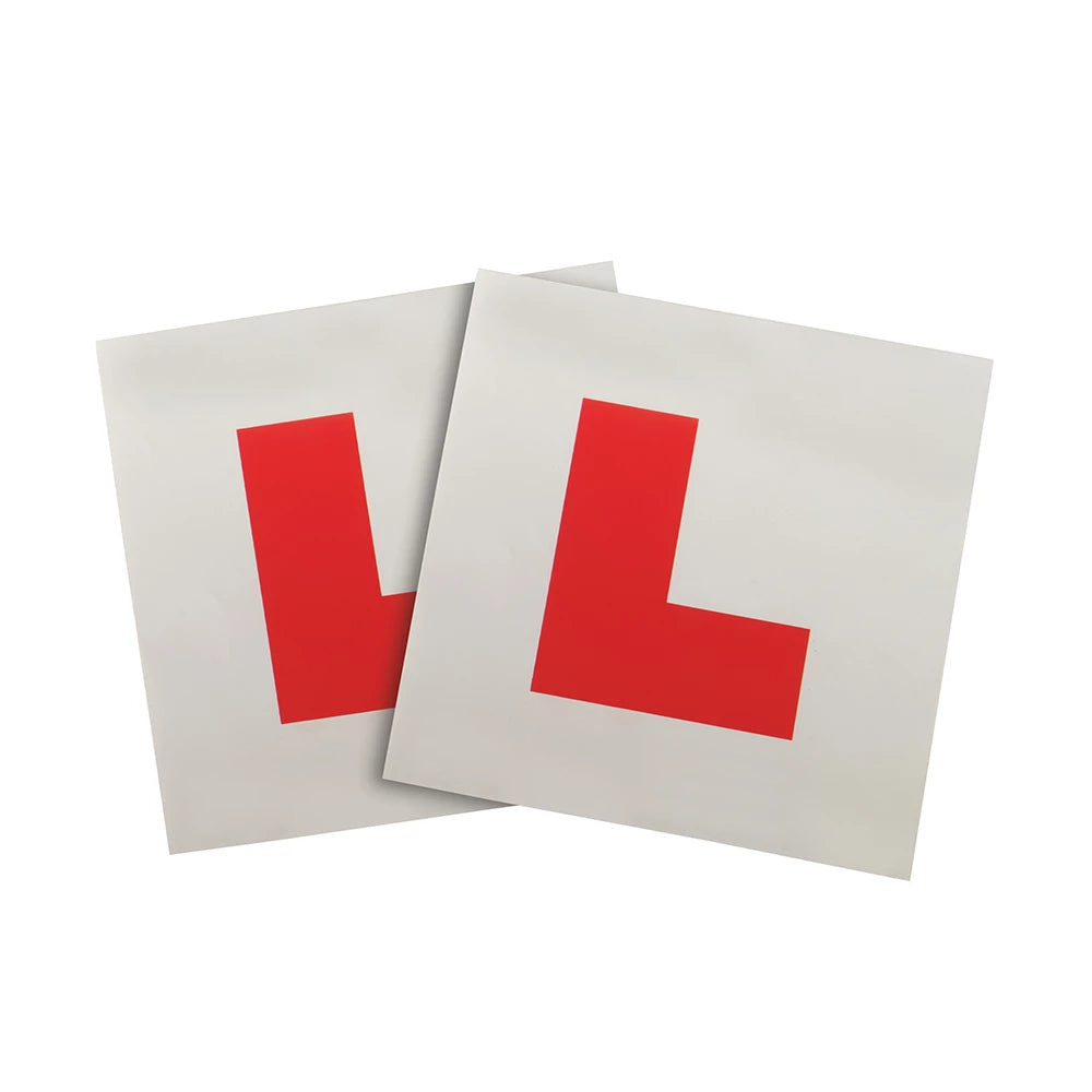 Silverline Magnetic 'L' Plates 2Pce