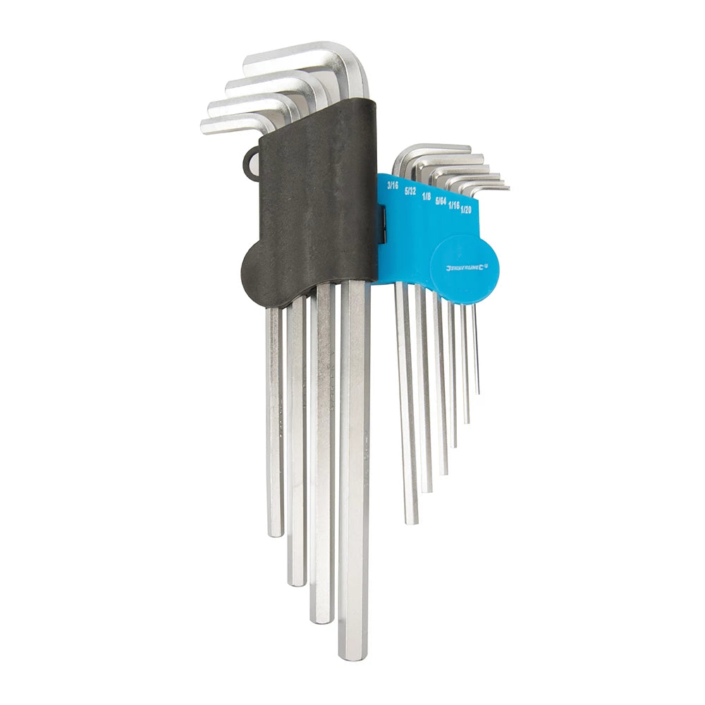 Silverline Expert Hex Key Imperial Set 10Pce