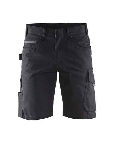 Blaklader Service Shorts 1499 #colour_black-dark-grey