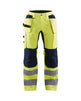 Blaklader Hi-Vis Trousers with Stretch 1552 - Hi-Vis Yellow/Navy Blue