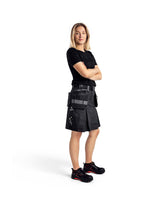 Blaklader Women's Craftsman Skirt with Stretch 7180 #colour_navy-blue-black