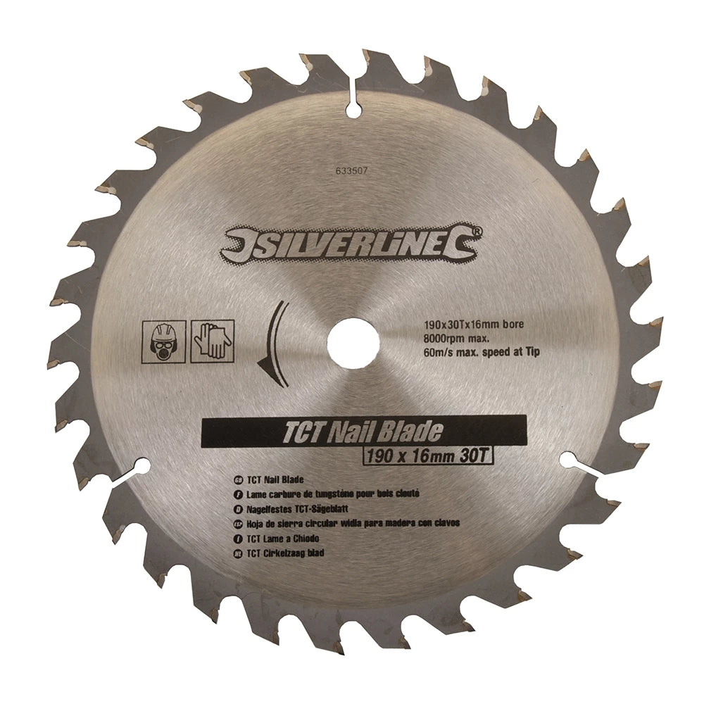 Silverline TCT Nail Blade 30T