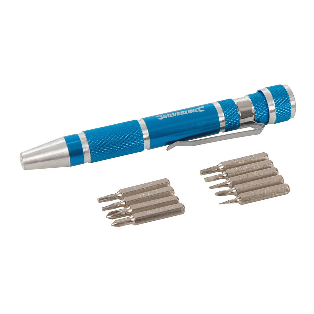 Silverline Precision Screwdriver Set 9Pce