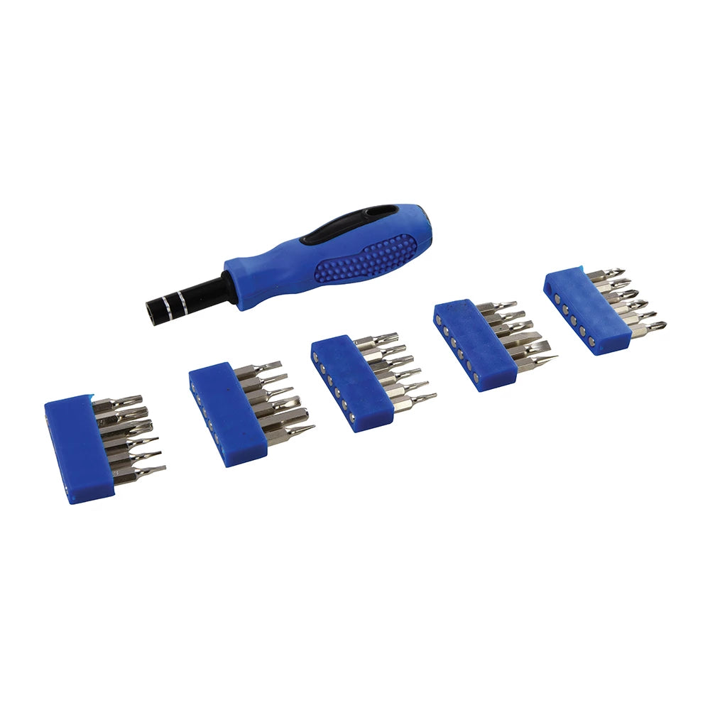 Silverline Precision Screwdriver Bit Set 31Pce