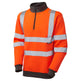 Leo Workwear BRYNSWORTHY Leo EcoViz 1/4 Zip Sweatshirt