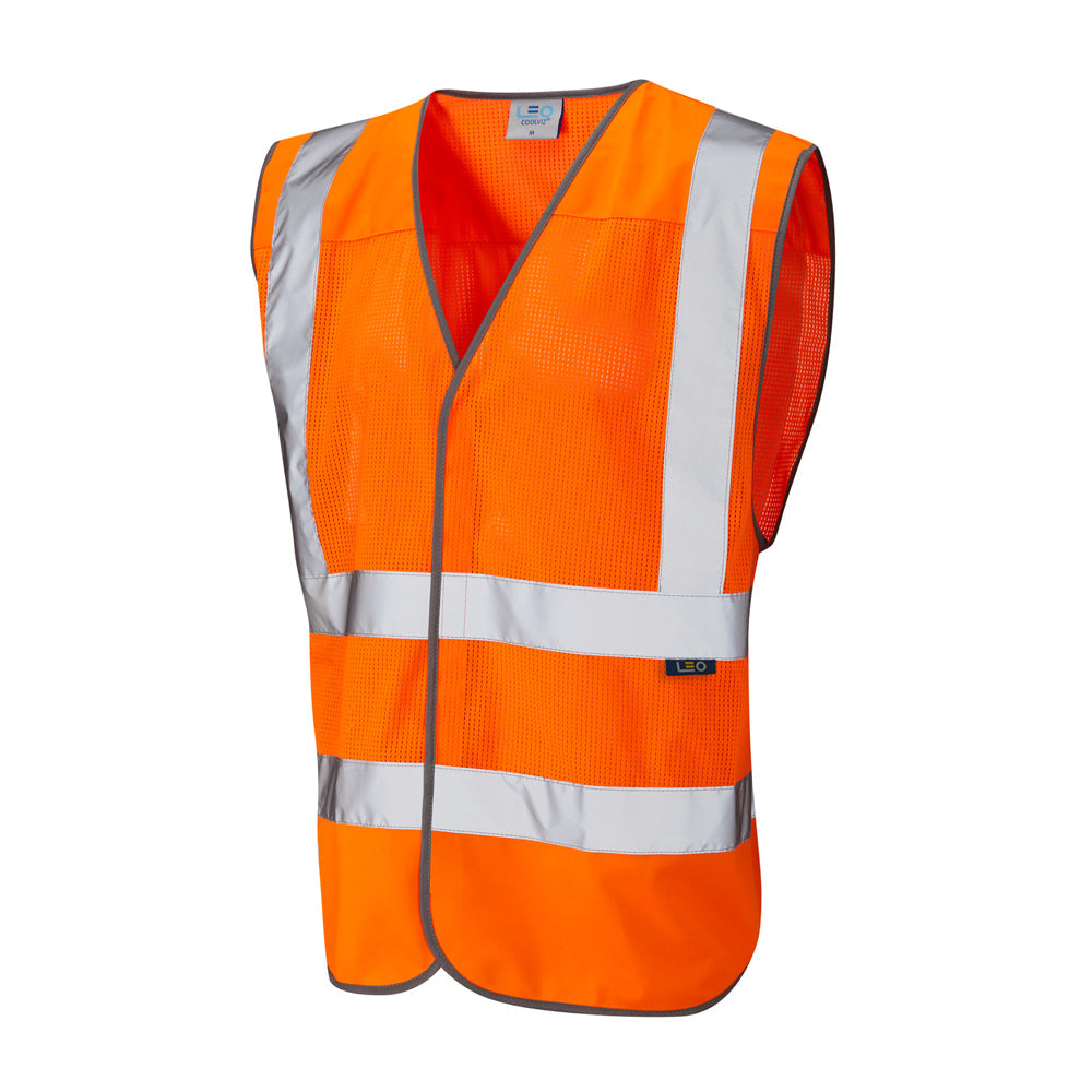 Leo Workwear ARLINGTON Leo EcoViz Mesh Waistcoat