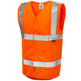 Leo Workwear CLIFTON Leo EcoViz LFS/AS Waistcoat  (EN 14116 & EN 1149)