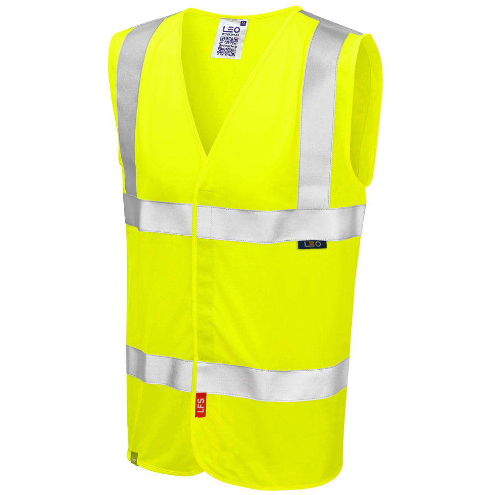 Leo Workwear MILFORD Leo EcoViz LFS Waistcoat (EN 14116)