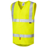 Leo Workwear CLIFTON Leo EcoViz LFS/AS Waistcoat  (EN 14116 & EN 1149)